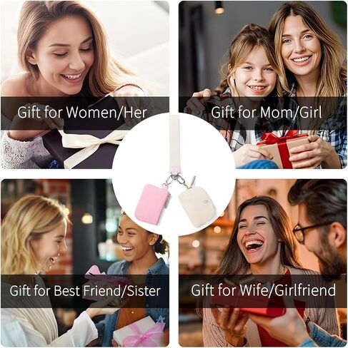 Dual Pouch Wristlet Wallets for Women, Mini Zip Around Wristlet Wallet, Double Pocket Wrist Wallet Portable Coin Purse Zipper, Gift for Women Mom Girl Friend Sister Her Wife Daughter Girlfriend in Saudi Arabia