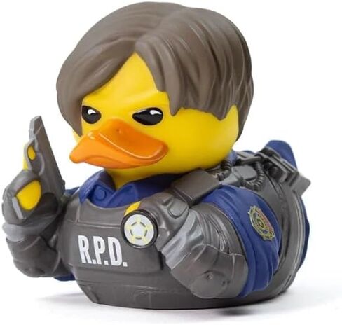 TUBBZ Boxed Edition Leon S. Kennedy Collectible Vinyl Rubber Duck Figure - Official Resident Evil Merchandise - Horror TV, Movies & Video Games in Saudi Arabia