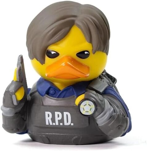 TUBBZ Boxed Edition Leon S. Kennedy Collectible Vinyl Rubber Duck Figure - Official Resident Evil Merchandise - Horror TV, Movies & Video Games in Saudi Arabia
