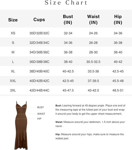 Popilush Corset Dress Built in Shapewear - Mermaid Dress for Women Deep V Neck Maxi Slip Bridesmaid Dresses for Wedding in Kuwait