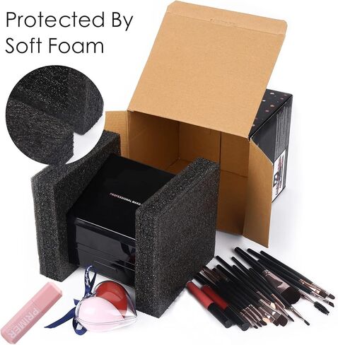 Makeup Gift Sets For Women Full Kits - 84 Colors Makeup Palette Contain Eyeshadow, Blusher, Lip Gloss, Lipsticks, Highlighter, Contour, Eyeliner Pencil, Mirror + 15Pcs Makeup Brushes + 2Pcs Heart Shape Sponge Puff + Eyeshadow Base Primer All In One Make U in Saudi Arabia