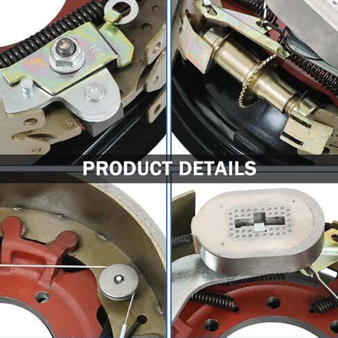 12-1/4" x 5" (12.25" X 5") Electric Trailer Brake Assembly Pair for 12,000 LBS (12K) Trailer Axles Left and Right Electric Trailer Brakes in Kuwait