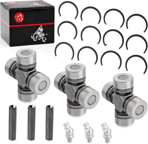3PCS Front & Rear Prop Shaft U-Joint For Polaris General 1000 Ranger 1000 diesel RZR 900 1000 2011-2023 OEM 2202015 2203703 3235616 3235500 3260104 in Saudi Arabia