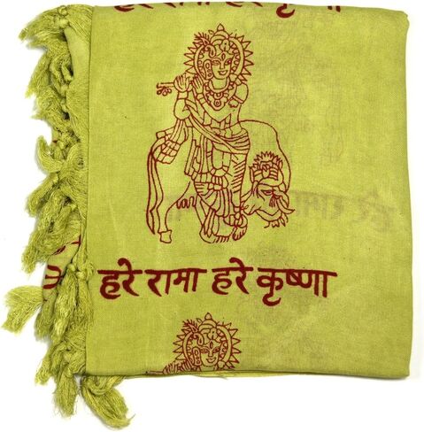 ASHIRWAD Large Om Aum Scarf Shawl Wrap Light Weight Soft Cotton Rayon Viscose Mix Hand Printed Boho Bohemian Yoga Prayer in Saudi Arabia