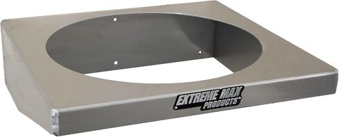 Extreme Max 5001.6727 Aluminum 5-Gallon Bucket Bracket for Race Trailer, Garage, Shop, Enclosed Trailer, Toy Hauler - Silver in Saudi Arabia