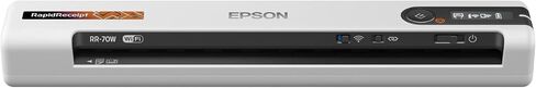Epson RapidReceipt RR-70W Wireless Mobile Receipt and Color Document Scanner with Complimentary Receipt Management and PDF Software for PC and Mac in Saudi Arabia