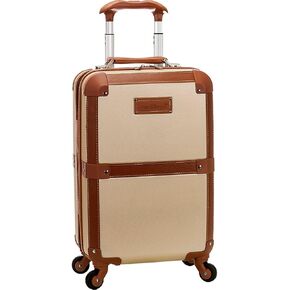 Rockland Stage Coach 20-Inch Rolling Trunk, White