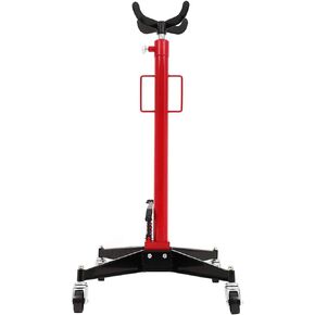 Ocpty 1100 Lbs Manual hydraulic Transmission Floor Jack foot Pump Spring Loaded Transmission Jack