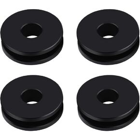 Motorcycle Windshield Bushing 4PCS Rubber Windshield Grommets Kit Detachable Windshield Bushing Grommets Replacement Bushing for Motorcycles