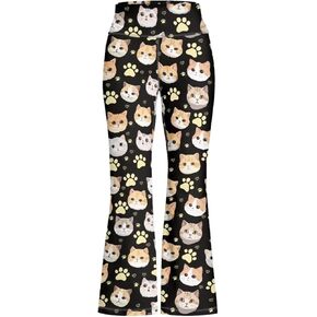 Girls Flare Leggings Butt Lift Wide Leg Pants Kids Clothes