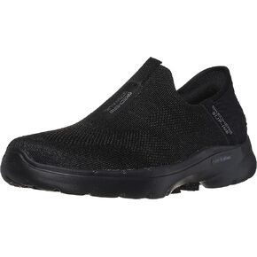 Skechers Go Walk 6 Fabulous View Hands Free Slip-Ins Black 8 D - Wide