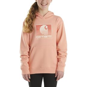 Carhartt Girls' Pullover Hoodie Graphic Sweatshirt