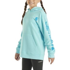 Carhartt Girls' Hoodie Fleece Pullover Sweatshirt