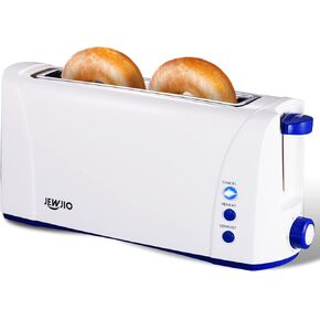 Long Slot Toaster 2 Slice Best Toaster 2 Slice Wide Slot, Vintage Black Toaster with Defrost/Reheat/Cancel/6 Bread Shade Settings/Removable Crumb Tray for Waffles Bagels, Easy To Use, 1000w