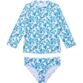 Lilly Pulitzer Girls' Bobby Rashguard Set UPF 50 Little Kid