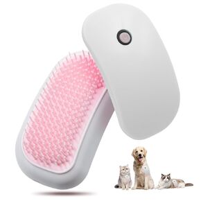 فرش تدليك كهربائية للقطط، فرشاة للعناية بالحيوانات الأليفة تزيل التشابك بسهولة، 255 عقدة تدليك لتخفيف التوتر والعضلات المشدودة والتصلب - عبوة واحدة باللون الوردي in Kuwait