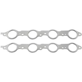 LS MLS Exhaust Manifold Header Gasket Pair with Bolts for Chevy Silverado Sierra Suburban 1500 2500 HD LS1 4.8 5.3 5.7 6.0 6.2L 1997-2018