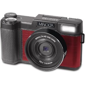 Minolta MND30 30 MP / 2.7K Ultra HD Digital Camera (Purple)