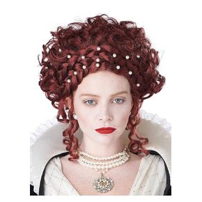 California Costumes Elizabethan Wig for Women Standard