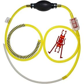 Fuel Transfer Pump - 6 Ft Siphon Pump for Gas, Water, Oil & Fluid, Manual Hand Pump