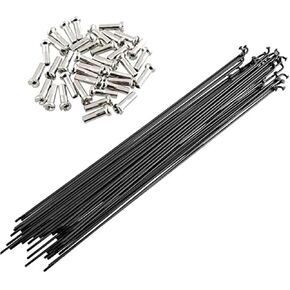 SENQI 36 قطعة 14G J Bend دراجة فولاذية 170 مم - 290 مم ث/حلمات