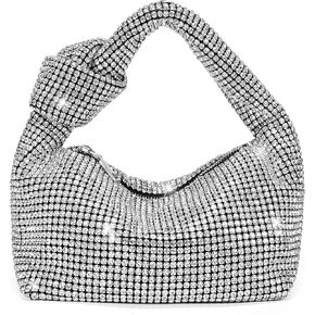 Uromee Handbag for Women Evening Handbags Rhinestones Diamond Sparkly Sequin Clutch Prom Clubs Wedding Celebrations Party