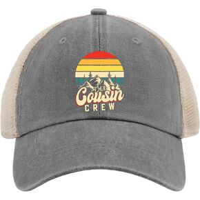 Sun hat Cousin Crew Fishing hat Blue hat Gifts for Him Baseball Cap Suitable for Streetwear