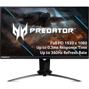 Acer Predator X27U | 27" WQHD 2560 x 1440 OLED Gaming Monitor | AMD FreeSync Premium | Up to 240Hz | Up to 0.01ms | 1000nits@HDR 3% | DCI-P3 99% | Delta E<1 | USB Type-C, DP 1.4 & 2 x HDMI 2.0