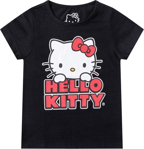 Hello Kitty Sanrio Girls 4 Pack Short Sleeve T-Shirt for Little and Big Kids in Saudi Arabia