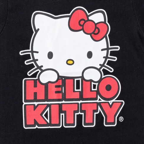 Hello Kitty Sanrio Girls 4 Pack Short Sleeve T-Shirt for Little and Big Kids in Saudi Arabia
