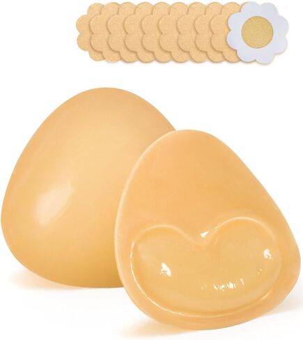 Sticky Bra Pads Inserts Double-Sided Sticky Bra Inserts Push Up Sticky Bra invisible Ultra Instant Lift Bra Inserts for Swimsuit Sports Bra Pads in Kuwait
