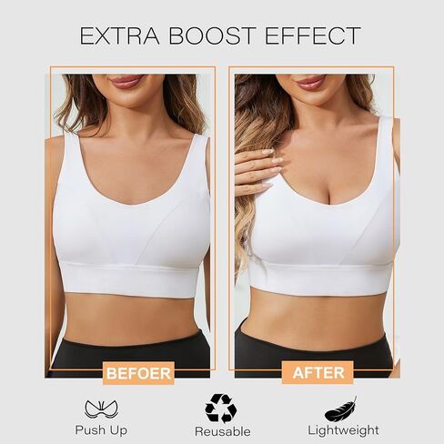 Sticky Bra Pads Inserts Double-Sided Sticky Bra Inserts Push Up Sticky Bra invisible Ultra Instant Lift Bra Inserts for Swimsuit Sports Bra Pads in Kuwait