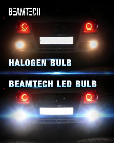 BEANTECH 7440 7443 LED Bulbs for Reverse Lights, 6500K White Super Bright 7441 992 T20 W21W 7444 LED for Back Up Tail Brake Parking Lights, Pack of 2 in Saudi Arabia