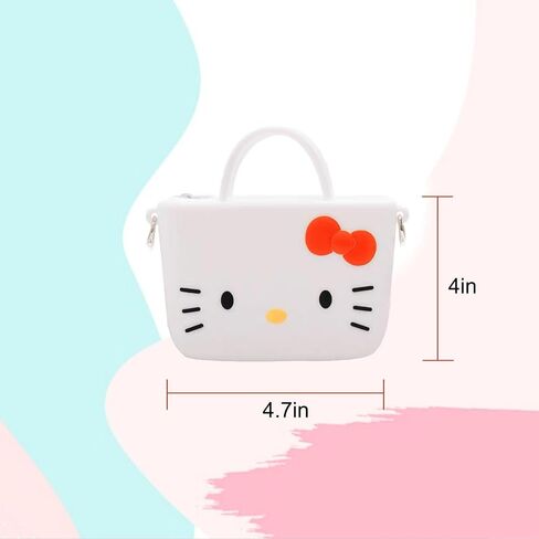 Stitch Crossbody Bag with Adjustable Shoulder Strap, Handbag with Zipper Cute Mini Anime Kitty Coin Wallet Purse in Saudi Arabia