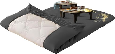 100% Waterproof Futon Cover, Japanese Futon Mattress Cover, Waterproof Cover for shikibuton(TwinXL), Grey in Saudi Arabia