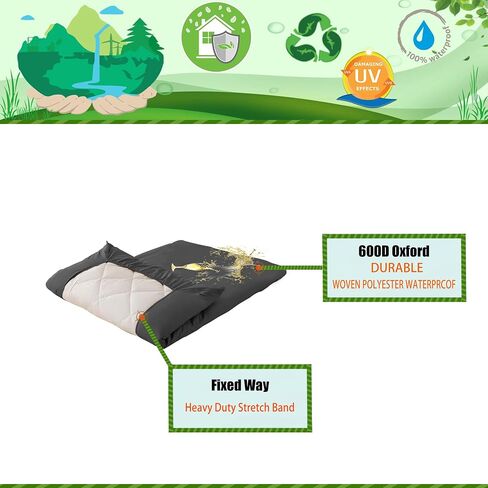 100% Waterproof Futon Cover, Japanese Futon Mattress Cover, Waterproof Cover for shikibuton(TwinXL), Grey in Saudi Arabia