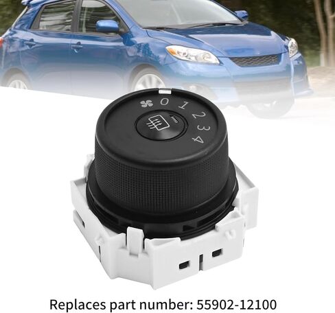 55902-12100 5590212100 A/C منفاخ مروحة التحكم التبديل لاستبدال تويوتا كورولا CE LE S XLE XRS L Matrix 2009-2013 in Saudi Arabia