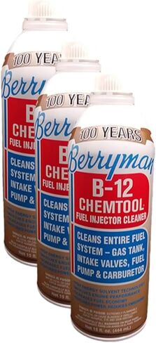 Berryman Products 0116 B-12 Chemtool Carburetor, Fuel System and Injector Cleaner, 15 Ounce, (Single Unit) (Pack of 3) in Saudi Arabia