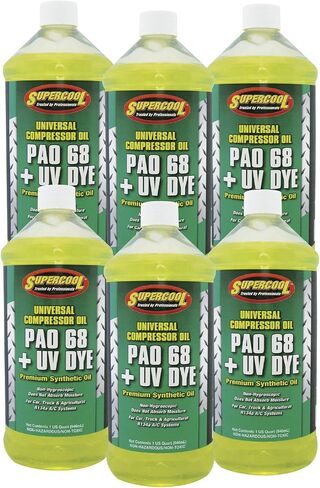 TSI Supercool 27897 Universal Synthetic PAG Oil with U/V Dye - 1 Quart in Saudi Arabia