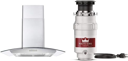 COSMO COS-668AS750 30 بوصة. شفاط يثبت على الحائط مع 380 CFM، زجاج منحني، أنبوبي قابل للتحويل بدون قنوات (تحتاج إلى مرشحات إضافية، غير متضمنة)، 3 سرعات، مرشحات دائمة من الفولاذ المقاوم للصدأ in Kuwait