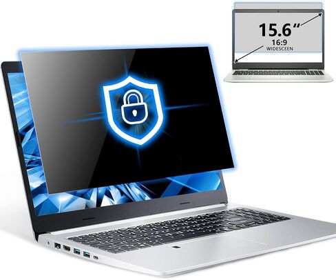 FILMEXT 13.3 inch laptop privacy screen filter anti-blue light screen protector,16:9 Aspect Ratio Laptop Privacy screen filter for Lenovo, HP, Dell, Acer, Asus, Samsung and other laptop brands in Kuwait