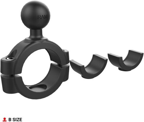RAM MOUNTS Torque Handlebar Mount with B Size 1" Ball for 1.125"-1.5" Bars | Clamp mount for motorcycles, bikes, ATVs and side-by-sides in Kuwait