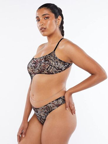 دمية Savage X Fenty النسائية ذات القلب البارد من الدانتيل على شكل ثعبان in Kuwait