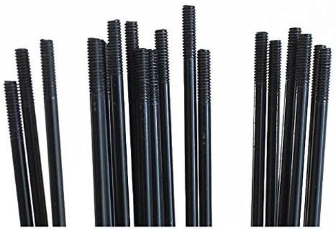 SENQI 36pcs 14G J Bend Bicycle Steel Spokes 170mm-290mm W/Nipples in Saudi Arabia
