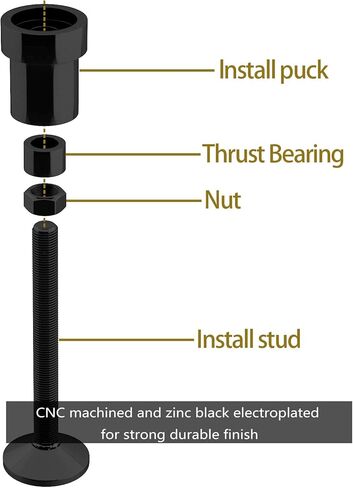 أداة ختم المحور - أداة تثبيت الختم الجانبي للمحور الداخلي لـ Dana 30/44/60 محاور تفاضلية أمامية، متوافقة مع جيب رانغل، فورد، دودج، فولف وأكثر من ذلك in Kuwait