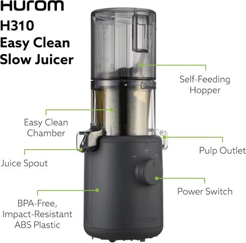 عصارة هوروم H310A ذاتية التغذية ذاتية المضغ (أسود مطفي) in Kuwait