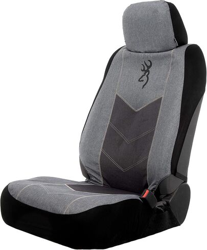 أغطية مقاعد أمامية ومقاعد من Browning Universal، مقاومة للماء للسيارات والشاحنات وسيارات الدفع الرباعي، Buckmark (Mossy Oak Break-Up Country)، مقعد فردي كامل الحجم in Kuwait