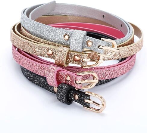 Kids Ultra Skinny Sparkly Belt in Saudi Arabia