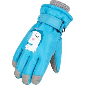 قفازات الثلج للأطفال البنات والأولاد قفازات شتوية مقاومة للماء قفازات تزلج دافئة للأطفال من 5 إلى 9 أطفال in Kuwait