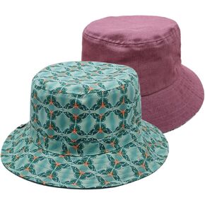 Fits Y'all X Victoria Weiss Artist Collection Reversible Butterfly Print Bucket Hat for Men, Women, and Unisex